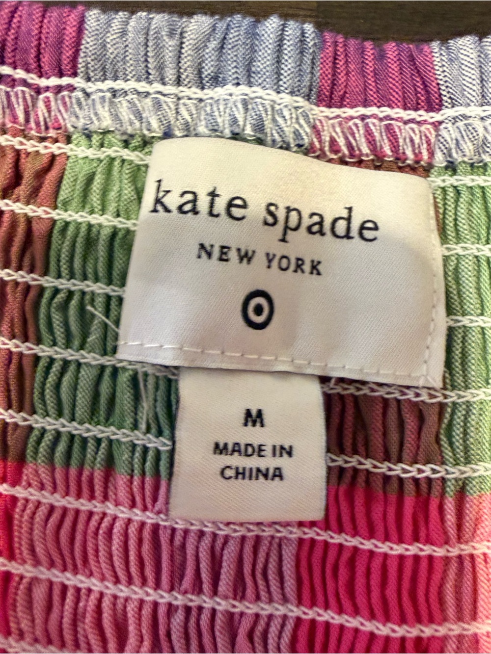 kate spade target Multicolor Plaid Midi Dress in Pink, Orange, Green, Purple - Picture 3 of 5